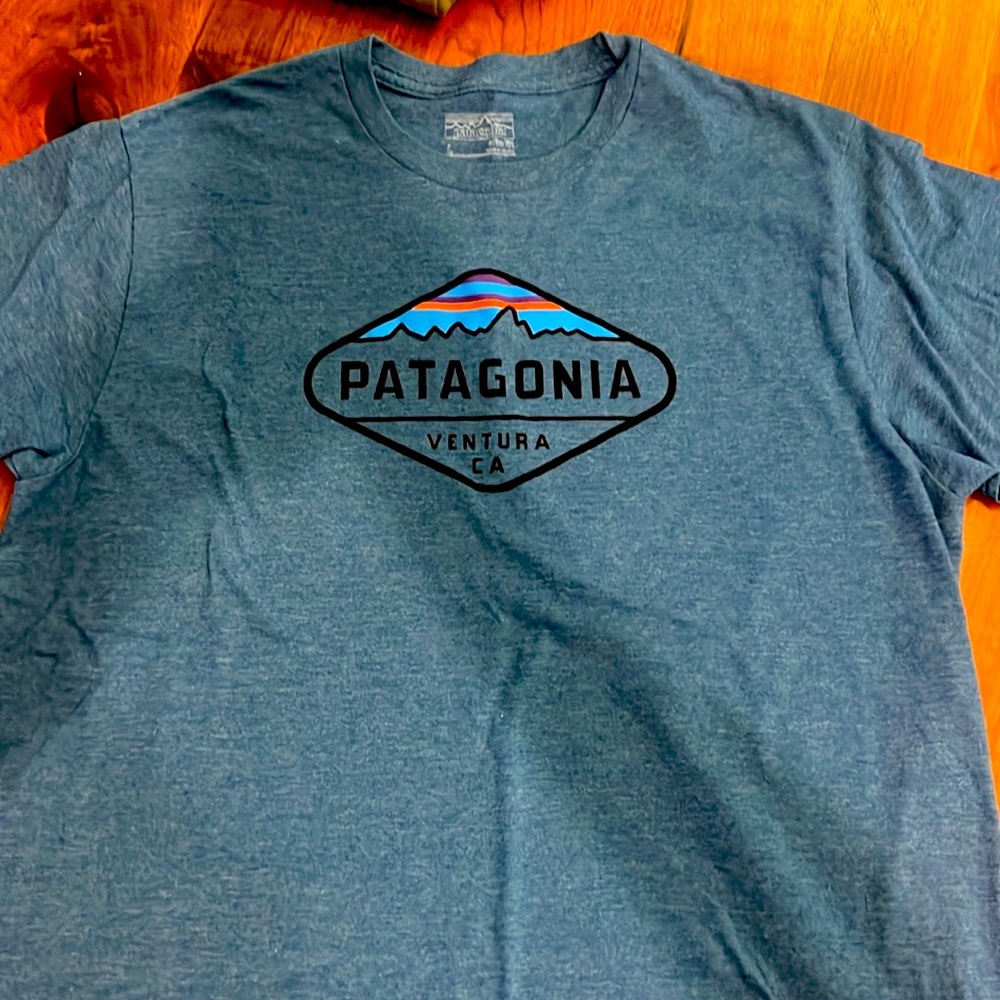 Patagonia Men’s Short Sleeve Tee Slum Fit Large